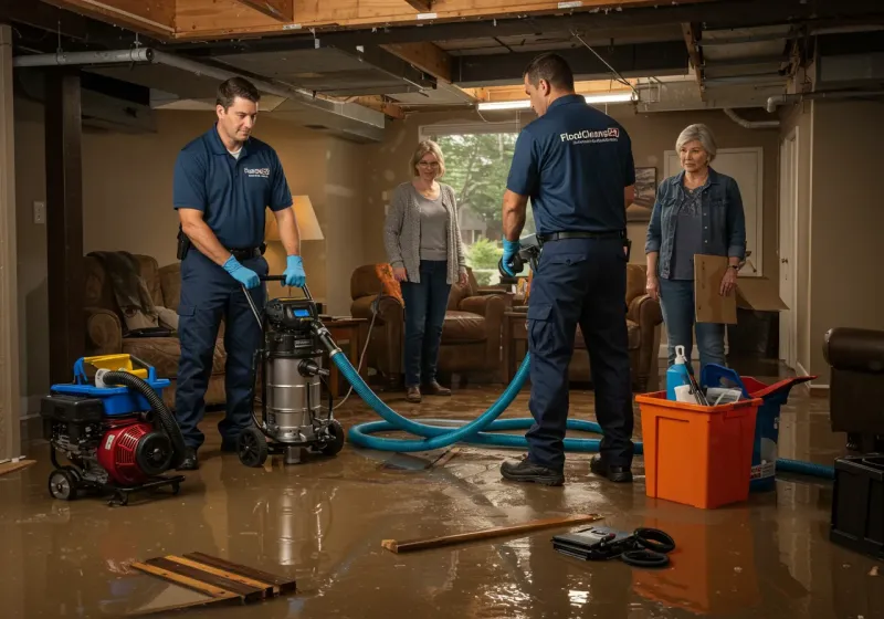 Basement Water Extraction and Removal Techniques process in New Summerfield, TX